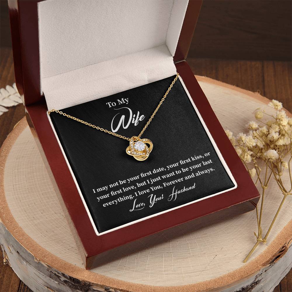 Wife Necklace Gift from Husband with Card & Gift Box