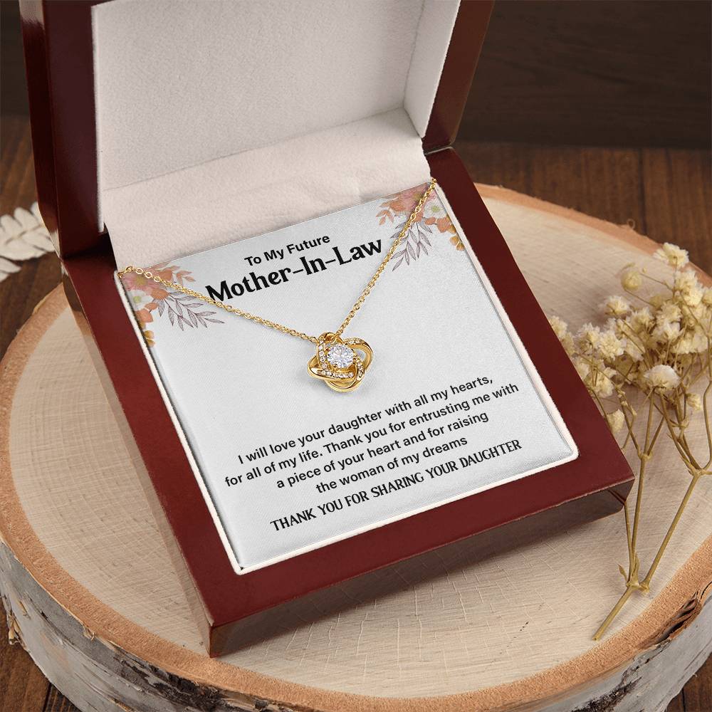 Future Mother-In-Law Necklace from Groom Gift Box