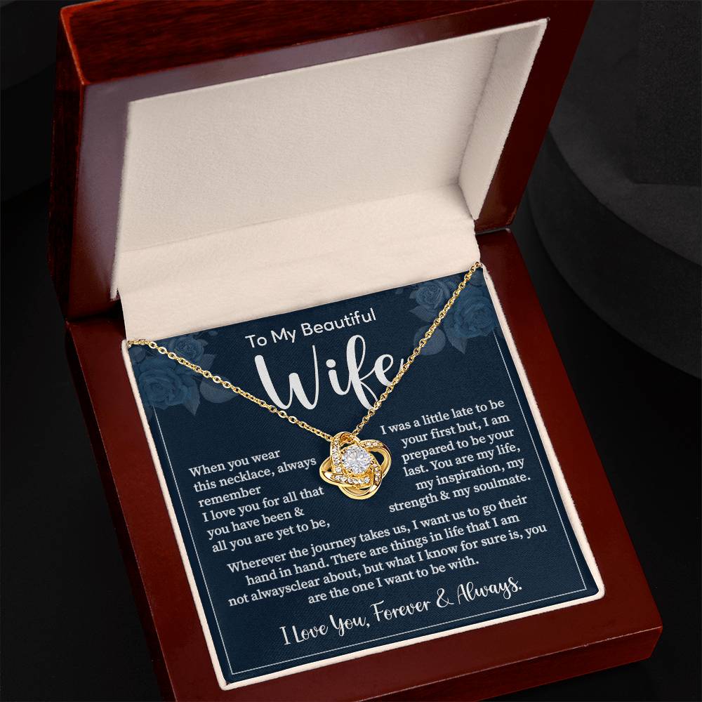 Gift for Wife from Husband – heartfelt Note with Jewelry
