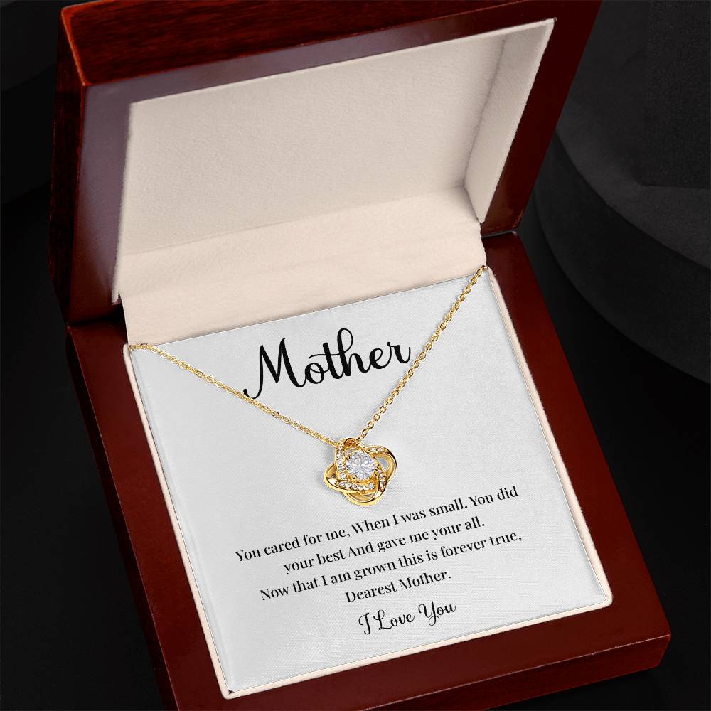 Mother Necklace Gift With Loving Pendant And Jewelry Box