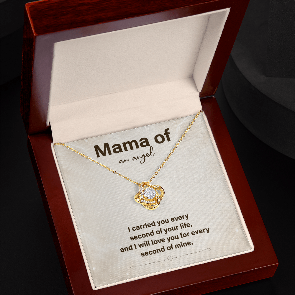 Mama of an angle necklace