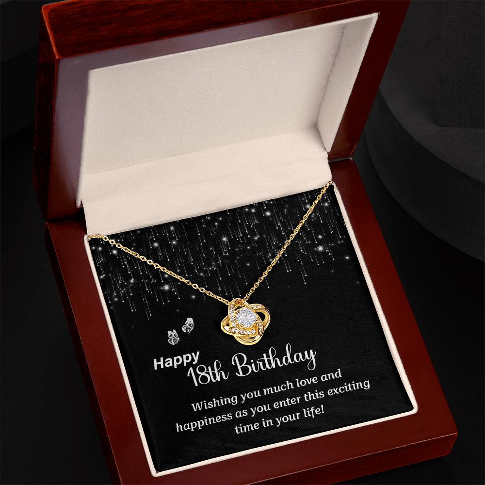 18th Birthday Necklace Gift for Her – Elegant Milestone Keepsake