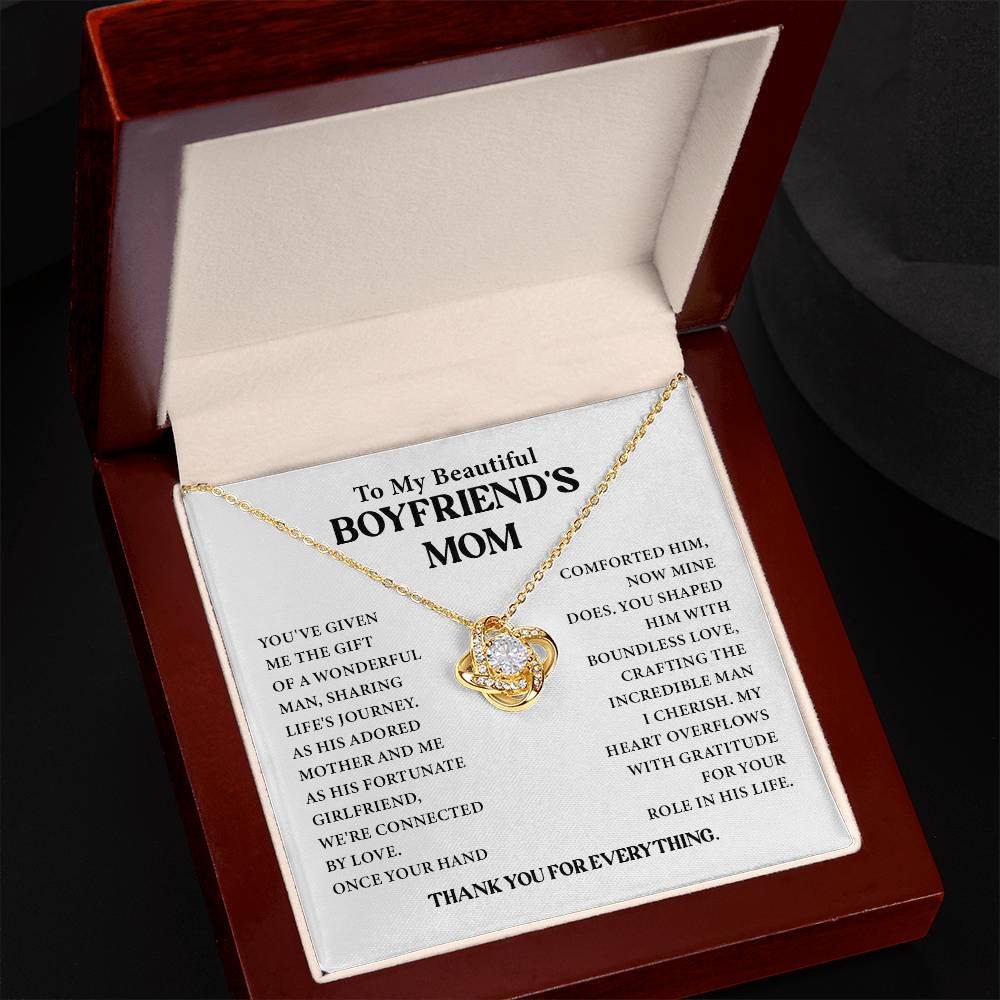 To My Beautiful Boyfriend's Mom Beautiful Boyfriend’s Mom Necklace Gift Necklace From Girlfriend To Boyfriend’s Mom Thoughtful Gift For Boyfriend’s Mom Unique Gift For Boyfriend’s Mom Meaningful Gift For Boyfriend’s Mom