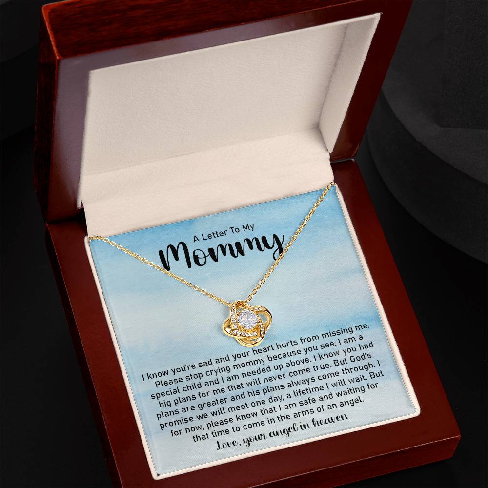 A latter to my mommy necklace gift for her