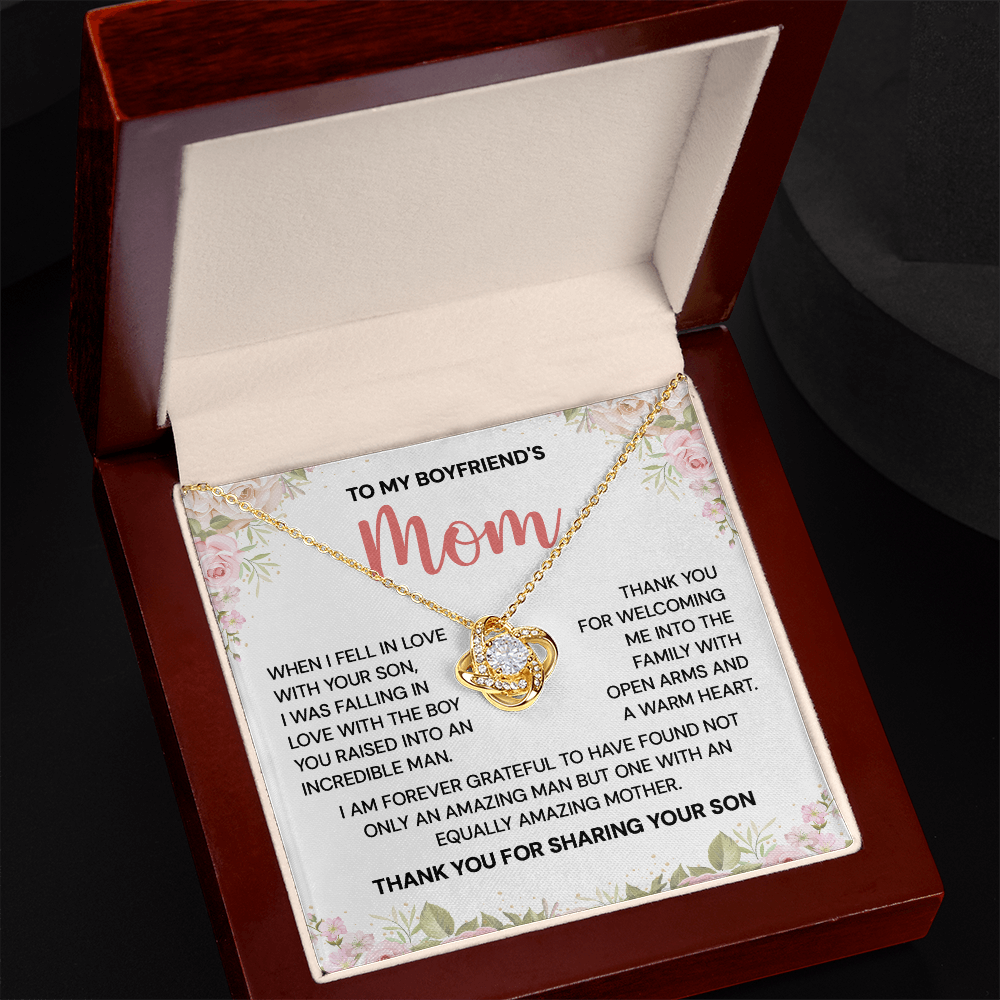 Boyfriend's Mom Gift Thank You for Your Son