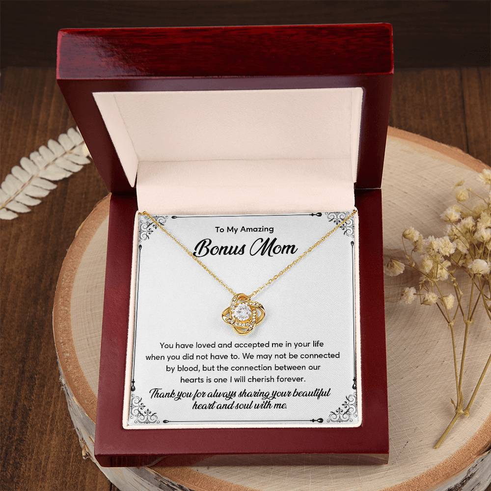 Bonus Mom Necklace Gift from Stepdaughter or Son
