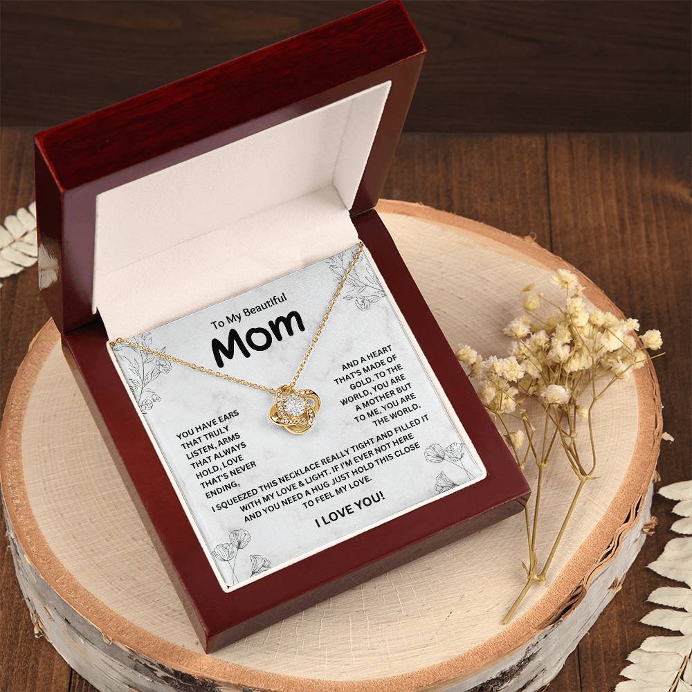 Necklace Gift for Mom from Daughter – Gift Box Included