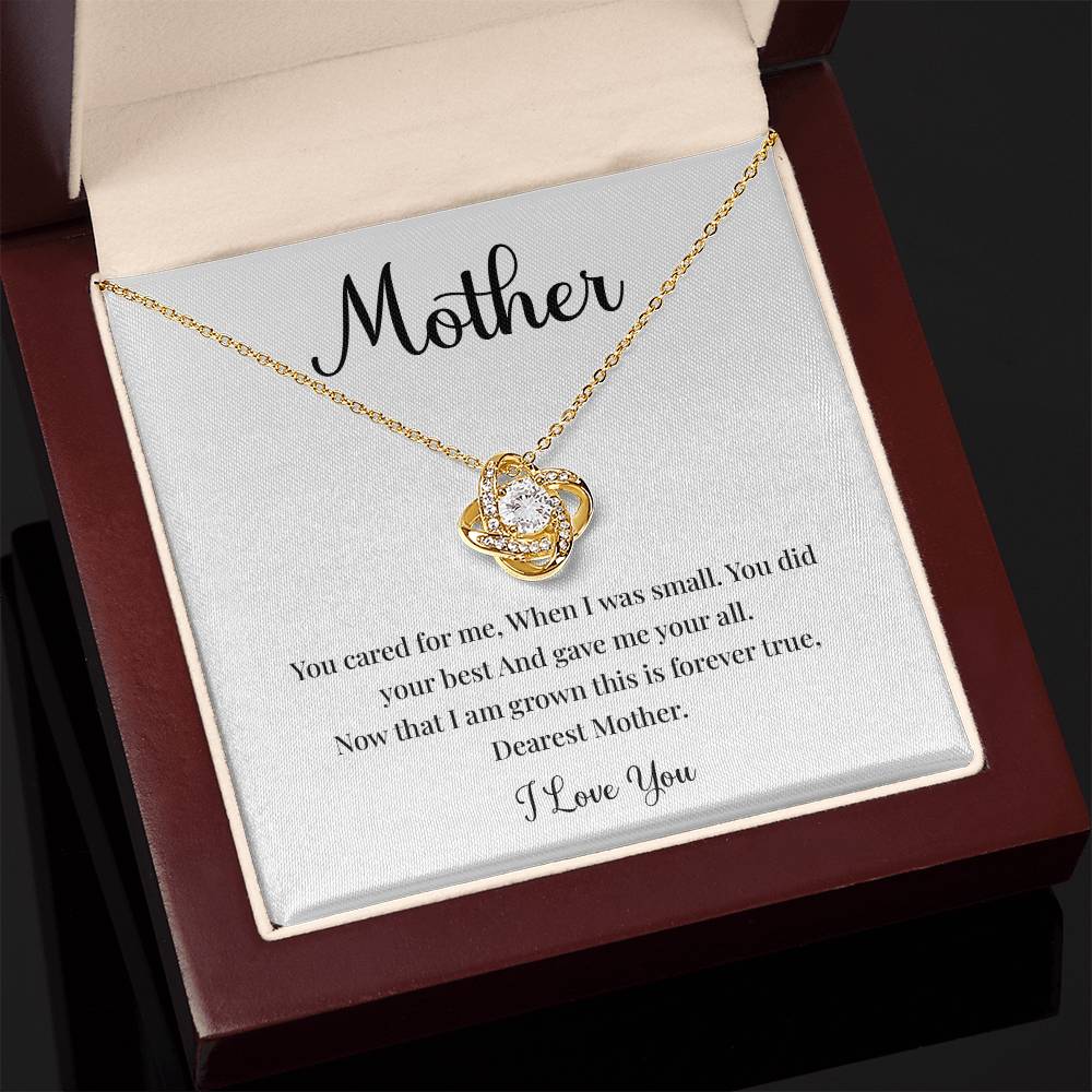 Mother Necklace Gift With Loving Pendant And Jewelry Box