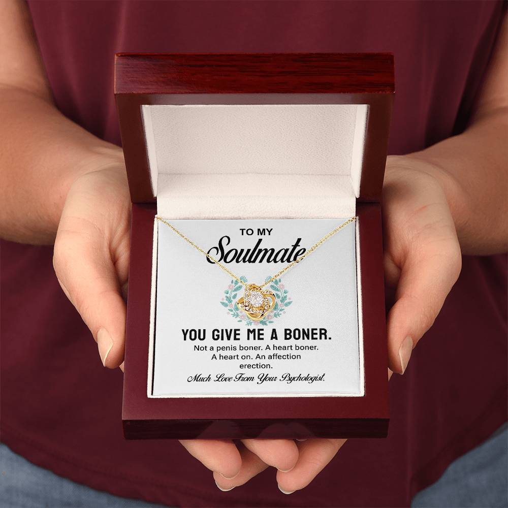 Funny Soulmate Necklace Gift from Psychologist