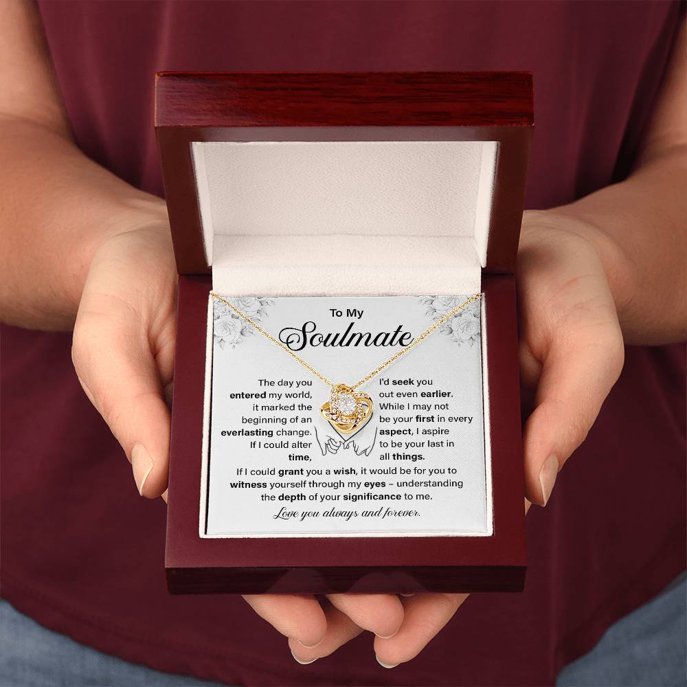 To My Soulmate Necklace Gift – Love You Forever