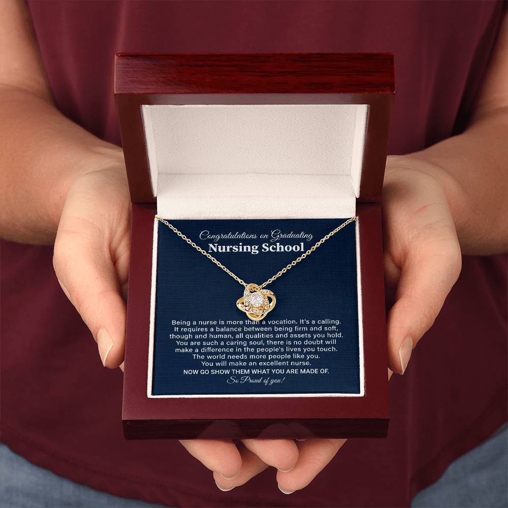 Nursing School Graduation Necklace Gift With Amazing Box