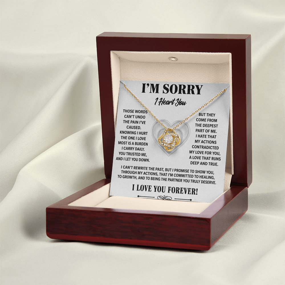 I m sorry i heart you