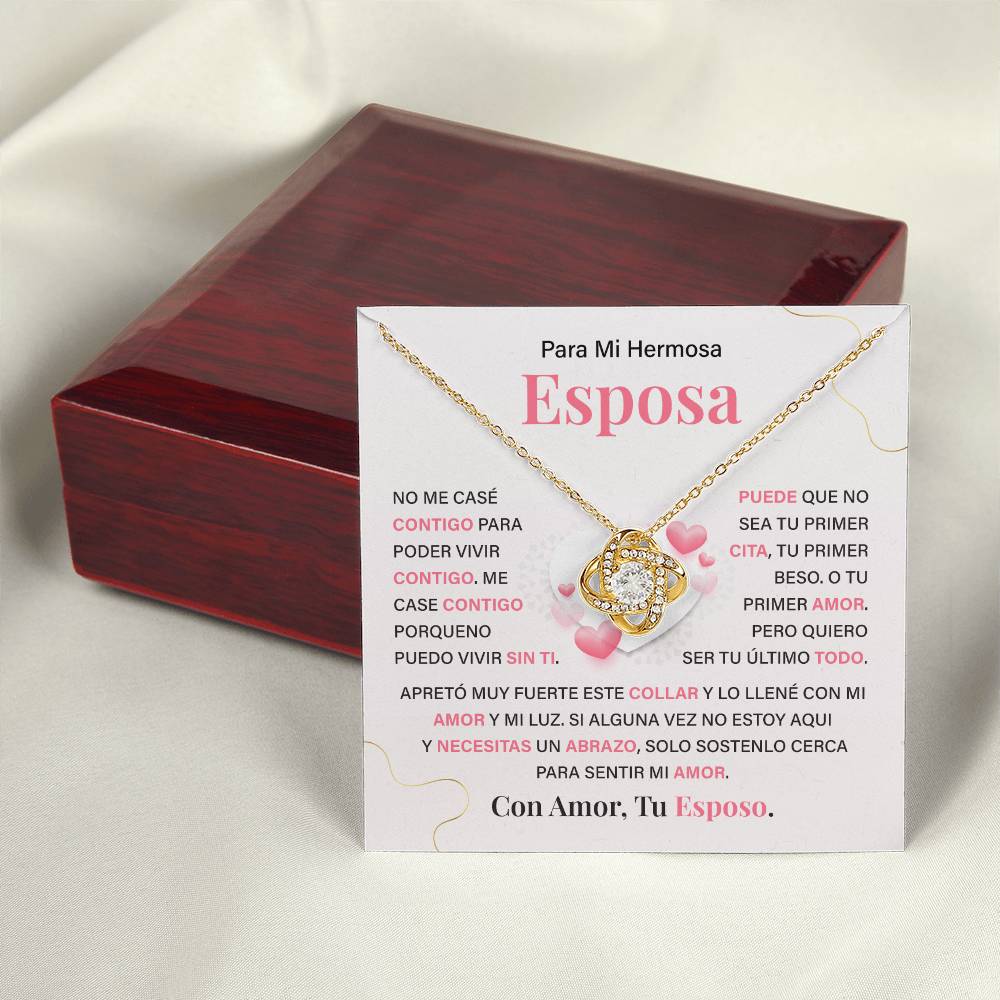 Collar para Esposa con Tarjeta de Amor de Esposo