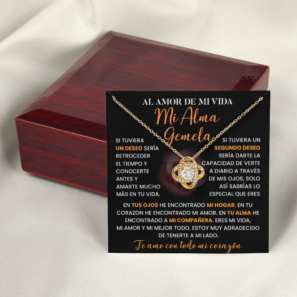 Collar "Mi Alma Gemela" – Regalo Romántico Para El Amor De Mi Vida