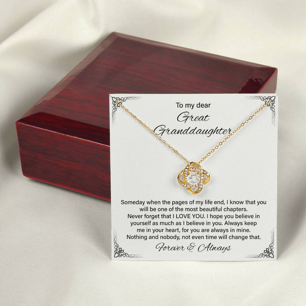 To My Dear Great Granddaughter - A Heartfelt Gift Of Love, Inspiration, And Everlasting Bond