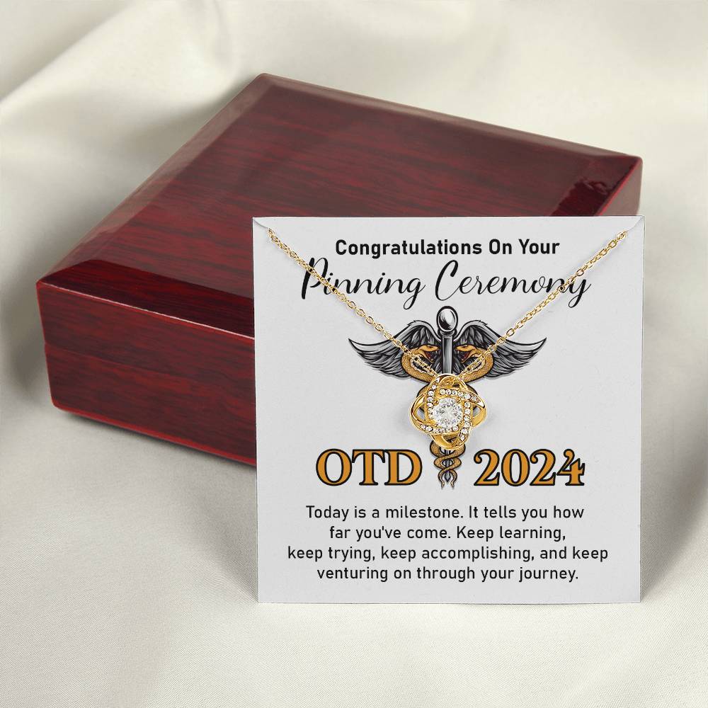 Custom OTD Graduation Necklace Gift for Pinning Ceremony
