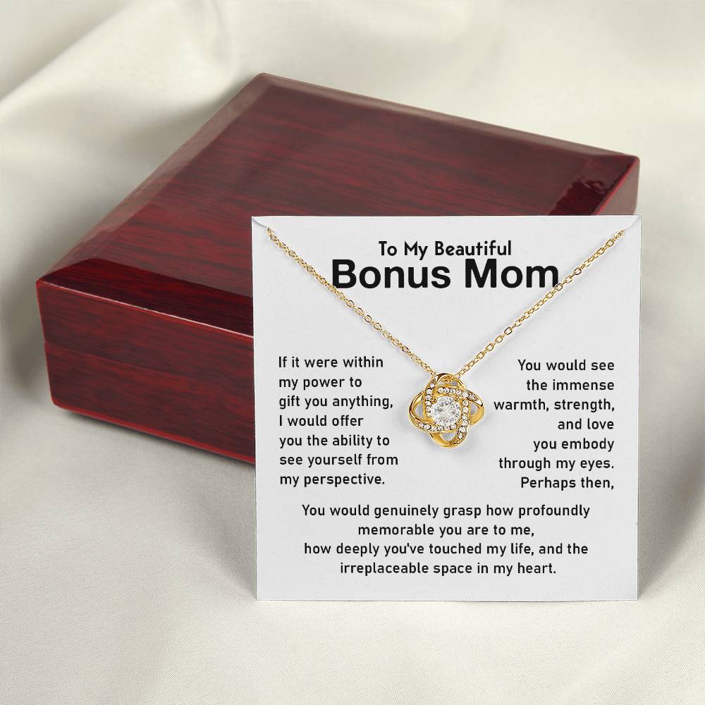 Bonus Mom Jewelry Gift With Emotional Message Card