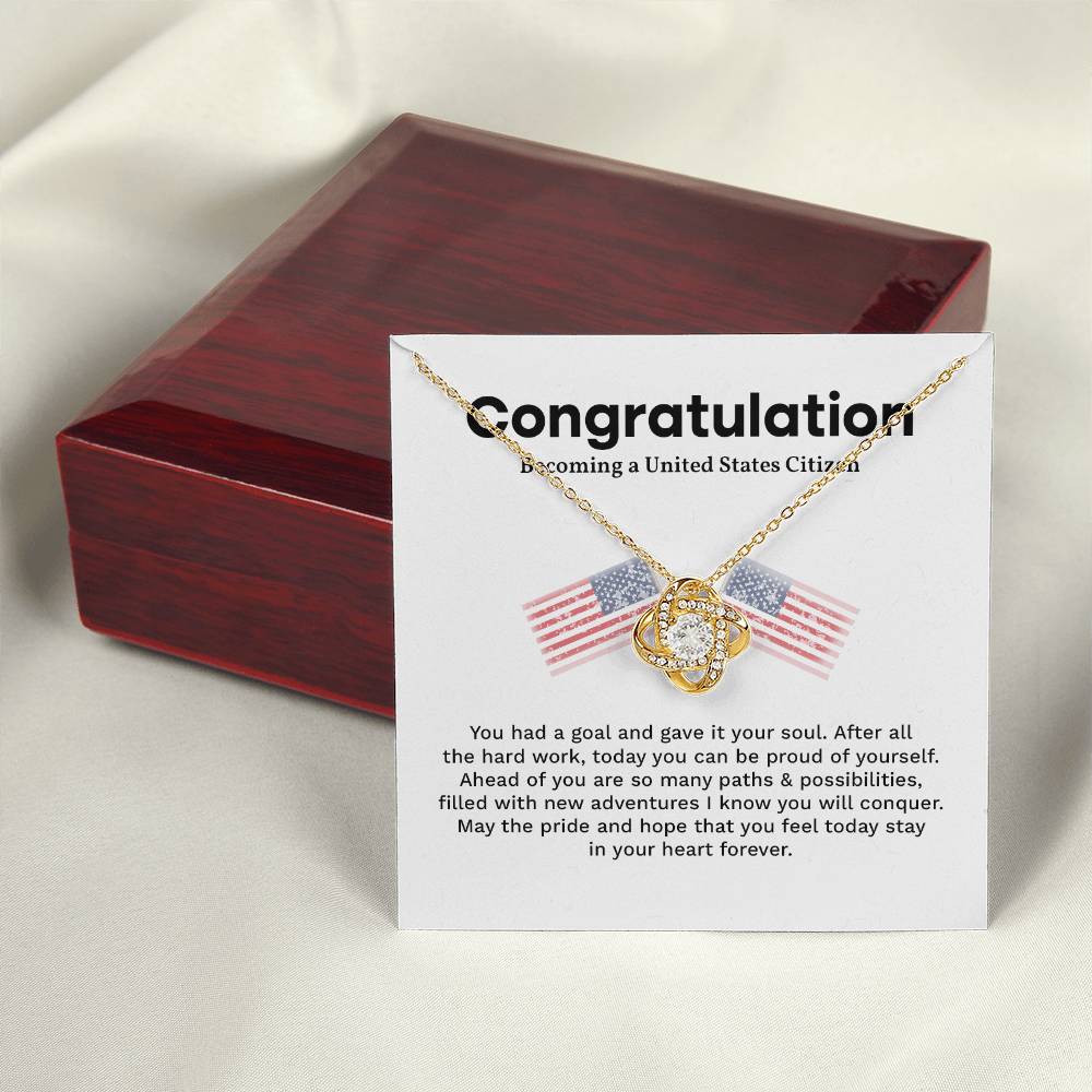 New American Citizen Gift for Her Naturalization Ceremony Keepsake Jewelry