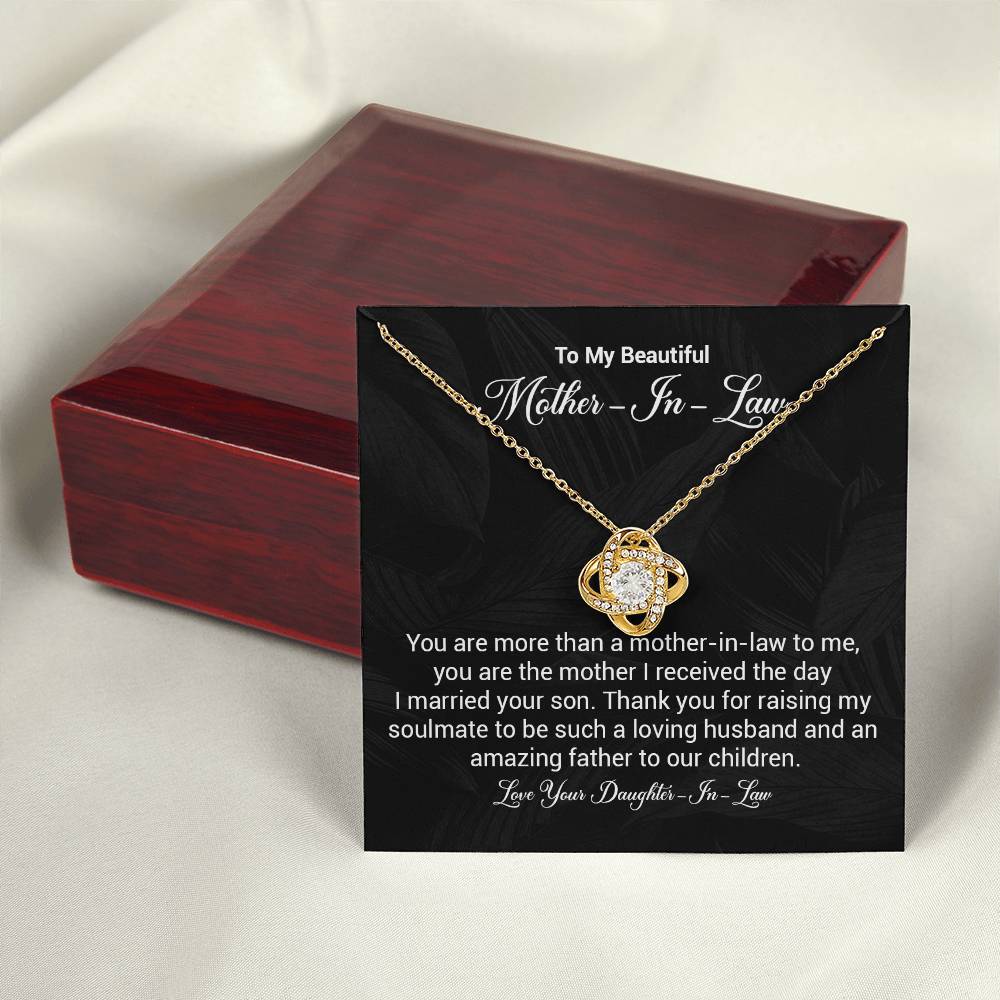 Mother-In-Law Necklace Gift from Daughter-In-Law Box