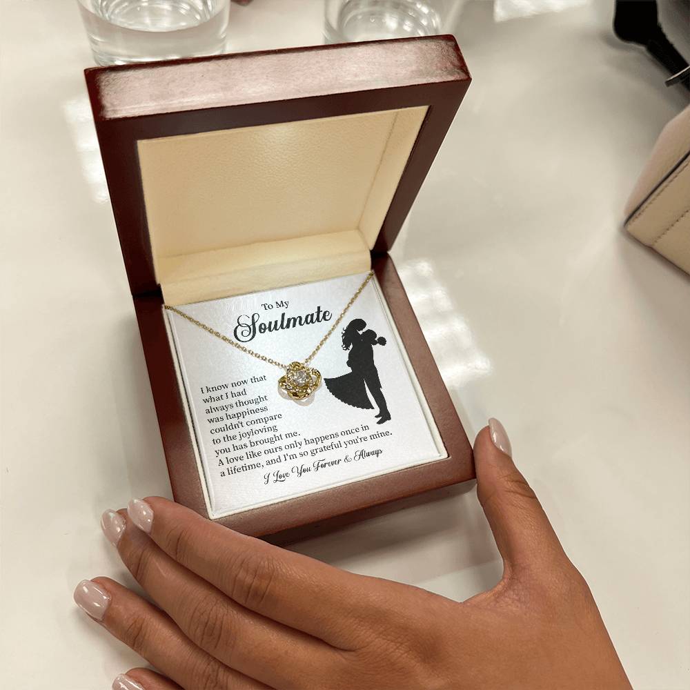 Soulmate Necklace – Gift for Wife or Girlfriend with Romantic Message