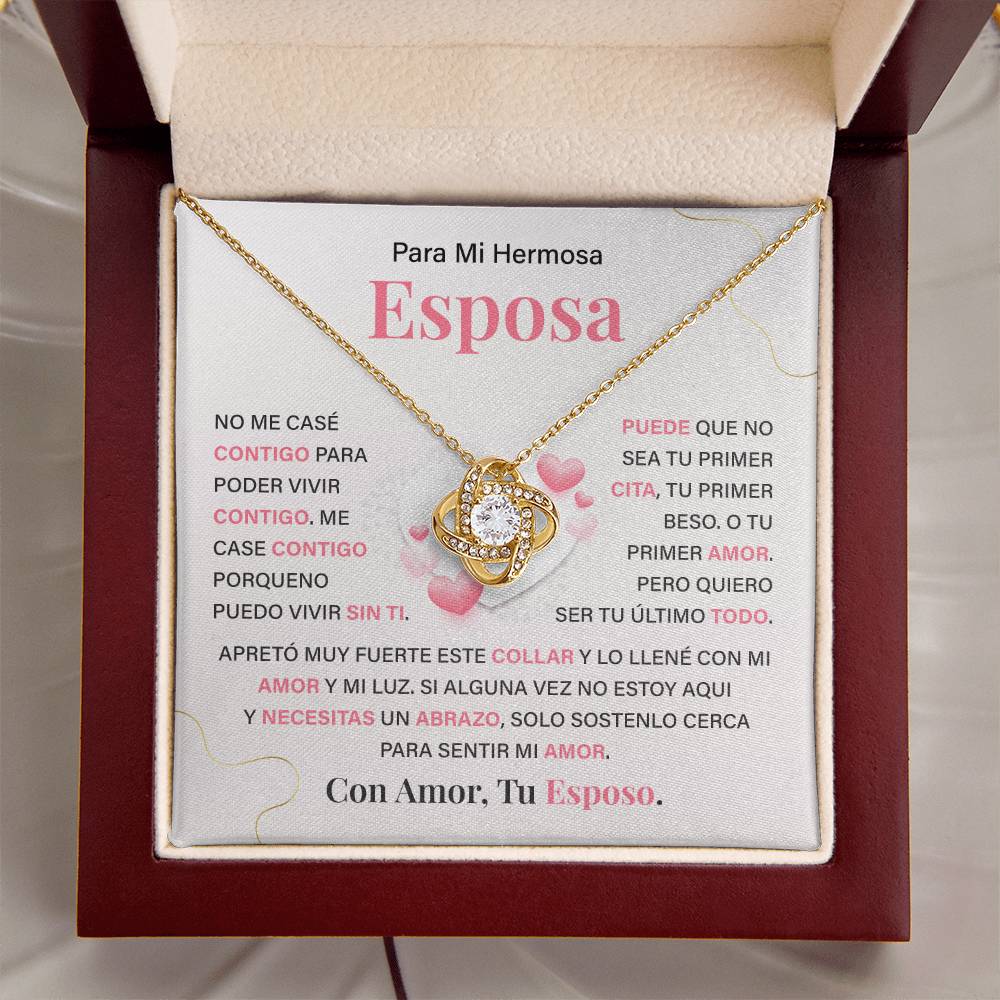 Collar para Esposa con Tarjeta de Amor de Esposo