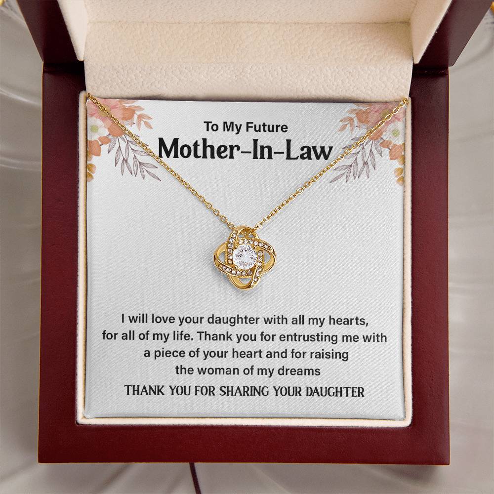 Future Mother-In-Law Necklace from Groom Gift Box