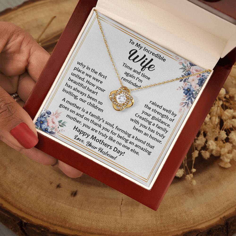 Mother’s Day Necklace Gift for Wife from Husband