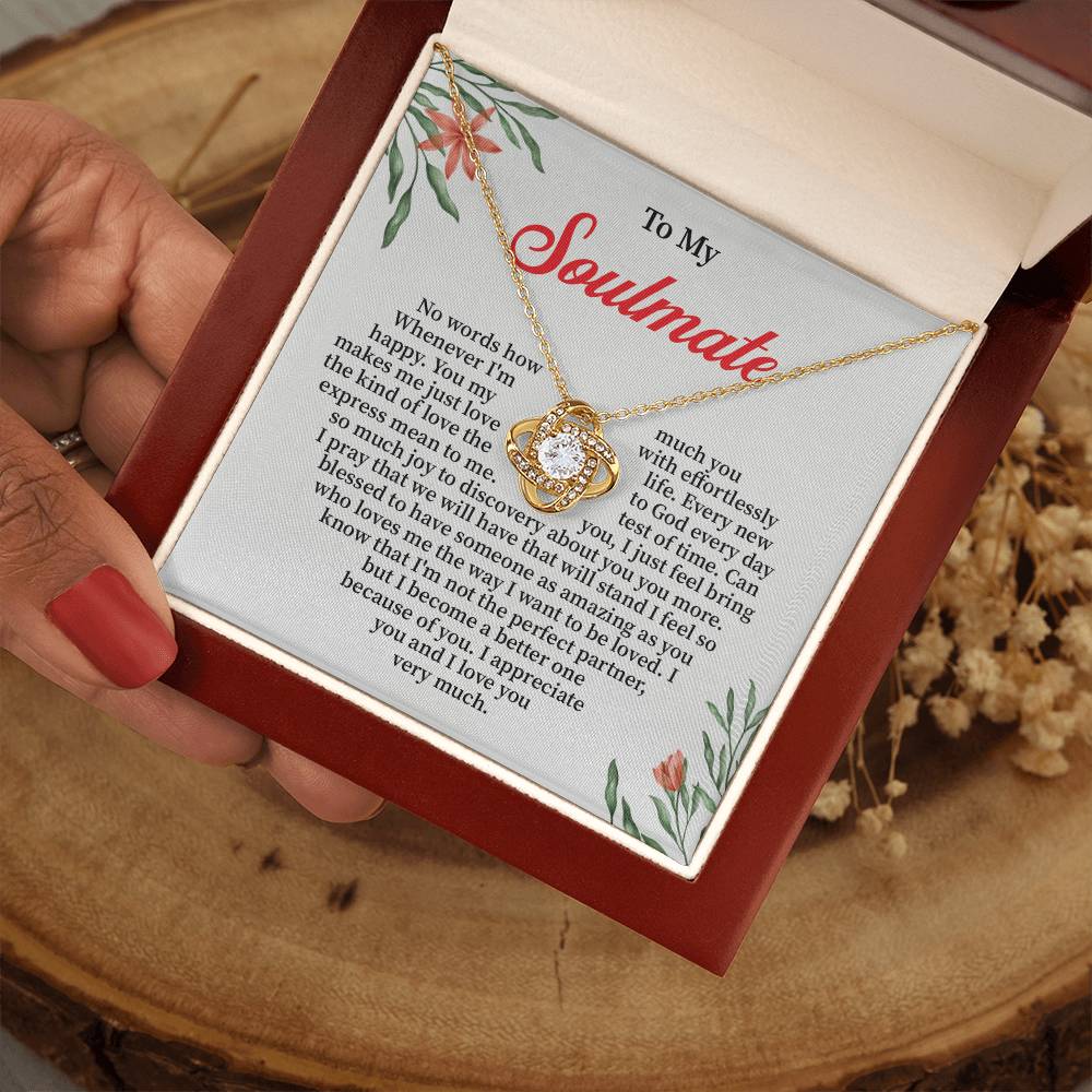 Romantic Soulmate Gift for Her – Message Card & Box
