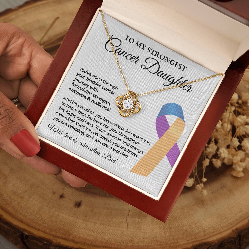 Bladder Cancer Daughter Gift from Dad – Message Card