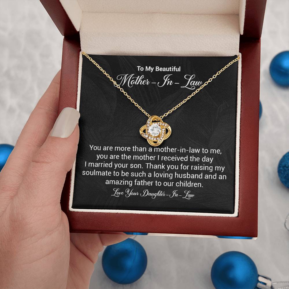 Mother-In-Law Necklace Gift from Daughter-In-Law Box