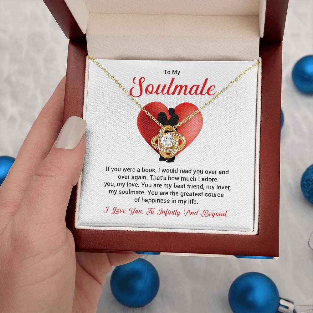 Soulmate Gift for Her – Infinity Love Message Card