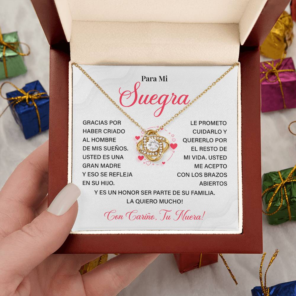 Regalo Para Suegra de Nuera – Collar con Amor