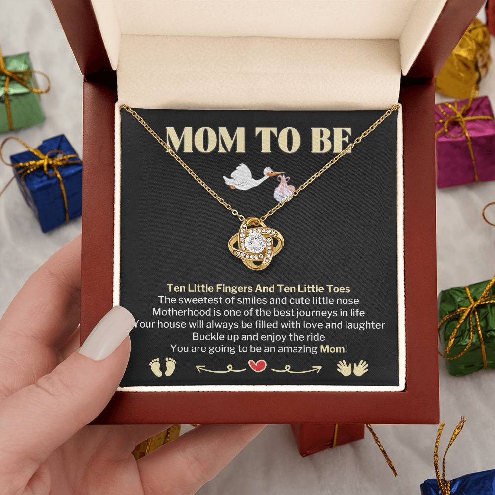 Mom To Be Necklace Gift With Pregnancy Announcement Jewelry