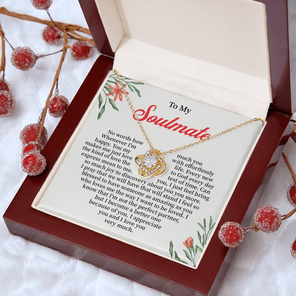 Romantic Soulmate Gift for Her – Message Card & Box