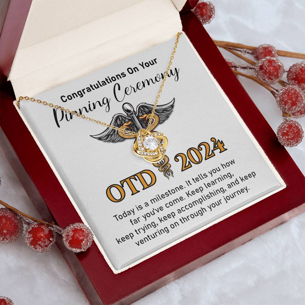 Custom OTD Graduation Necklace Gift for Pinning Ceremony
