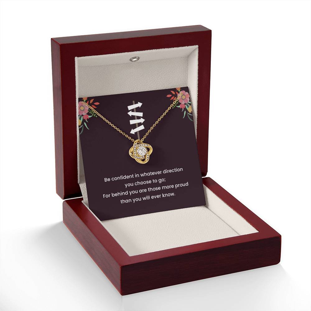 Graduation Gift Necklace for Daughter with Inspirational Card