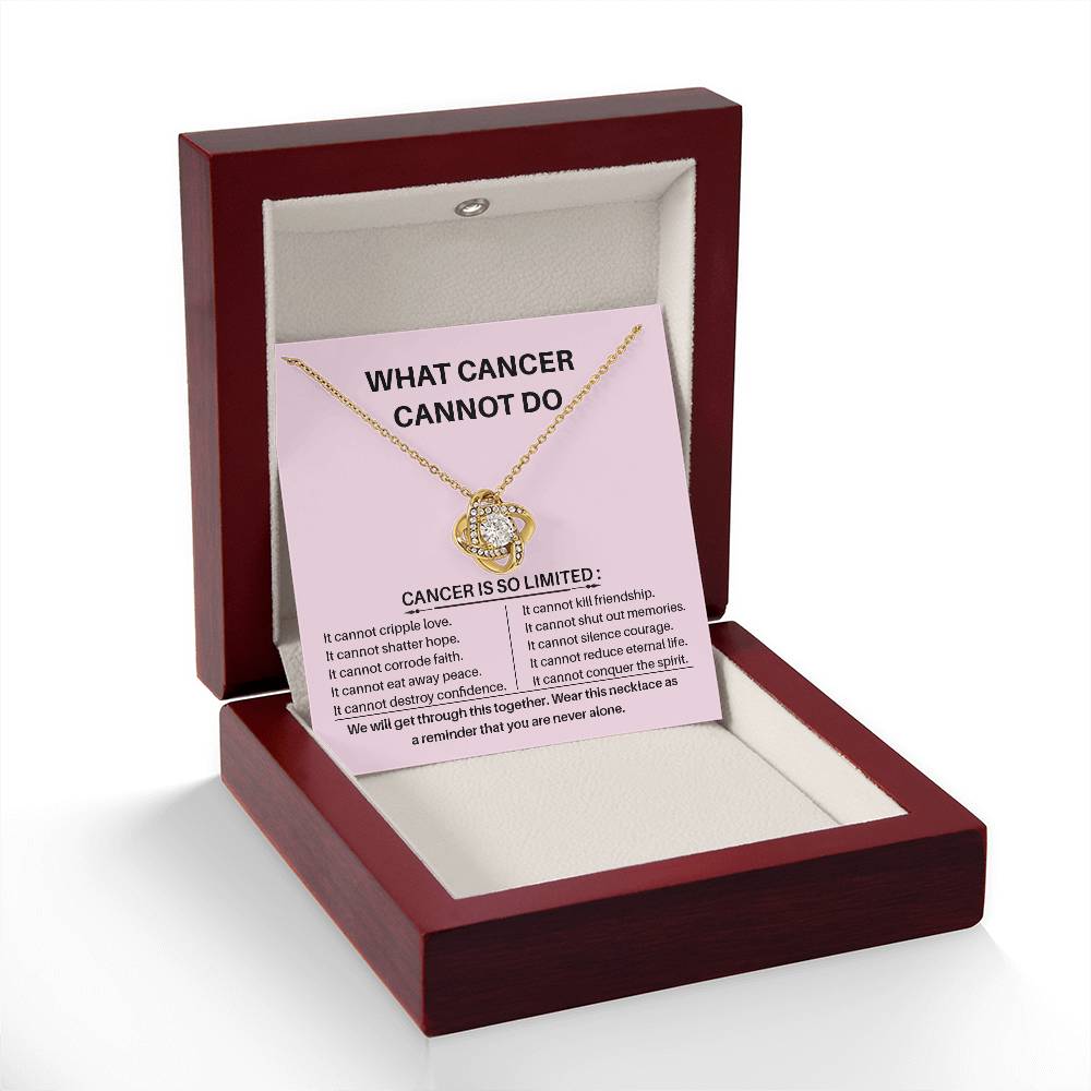 What Cancer Cannot Do Cancer Awareness Necklace Strength And Resilience Necklace Love And Hope Necklace Supportive Gift For Cancer Fighters Empowerment Jewelry For Survivors Necklace For Uplifting Spirits Breast Cancer Necklace For Soulmate