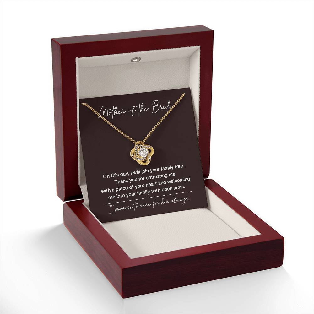 Mother of the Bride Necklace from Groom