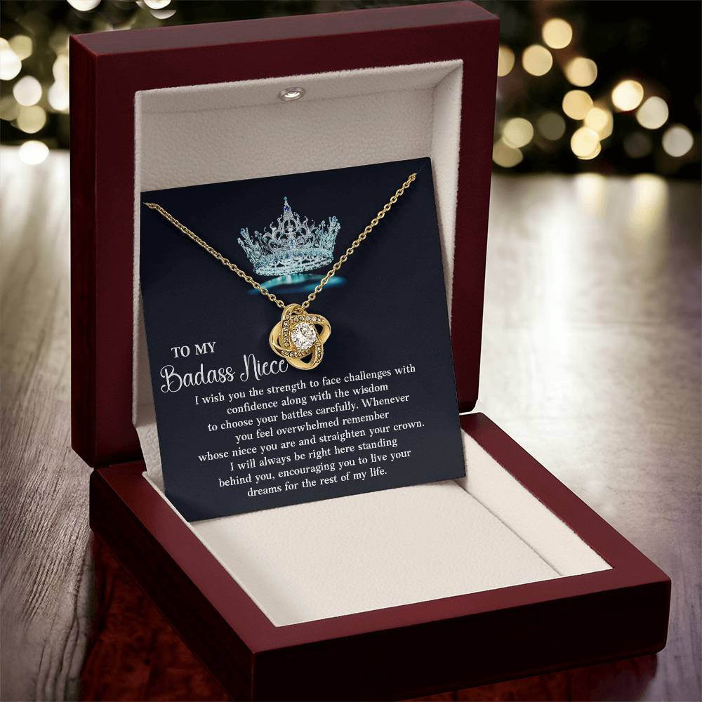 Badass Niece Gift From Aunt or Uncle With Love Message