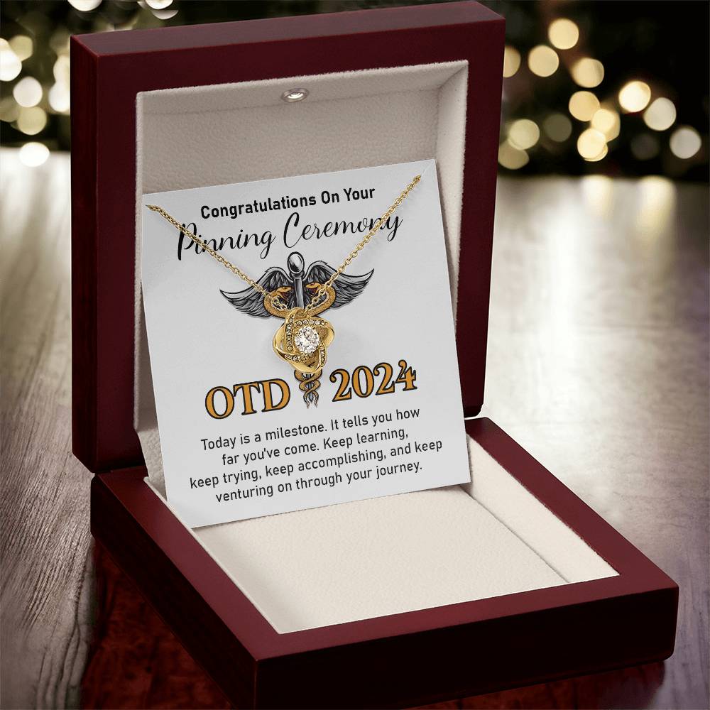 Custom OTD Graduation Necklace Gift for Pinning Ceremony