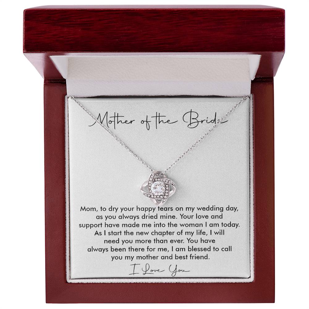Necklace for Mom from Bride Wedding Day