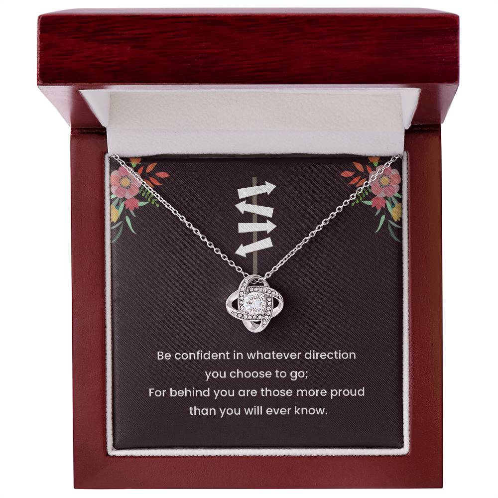 Graduation Gift Necklace for Daughter with Inspirational Card