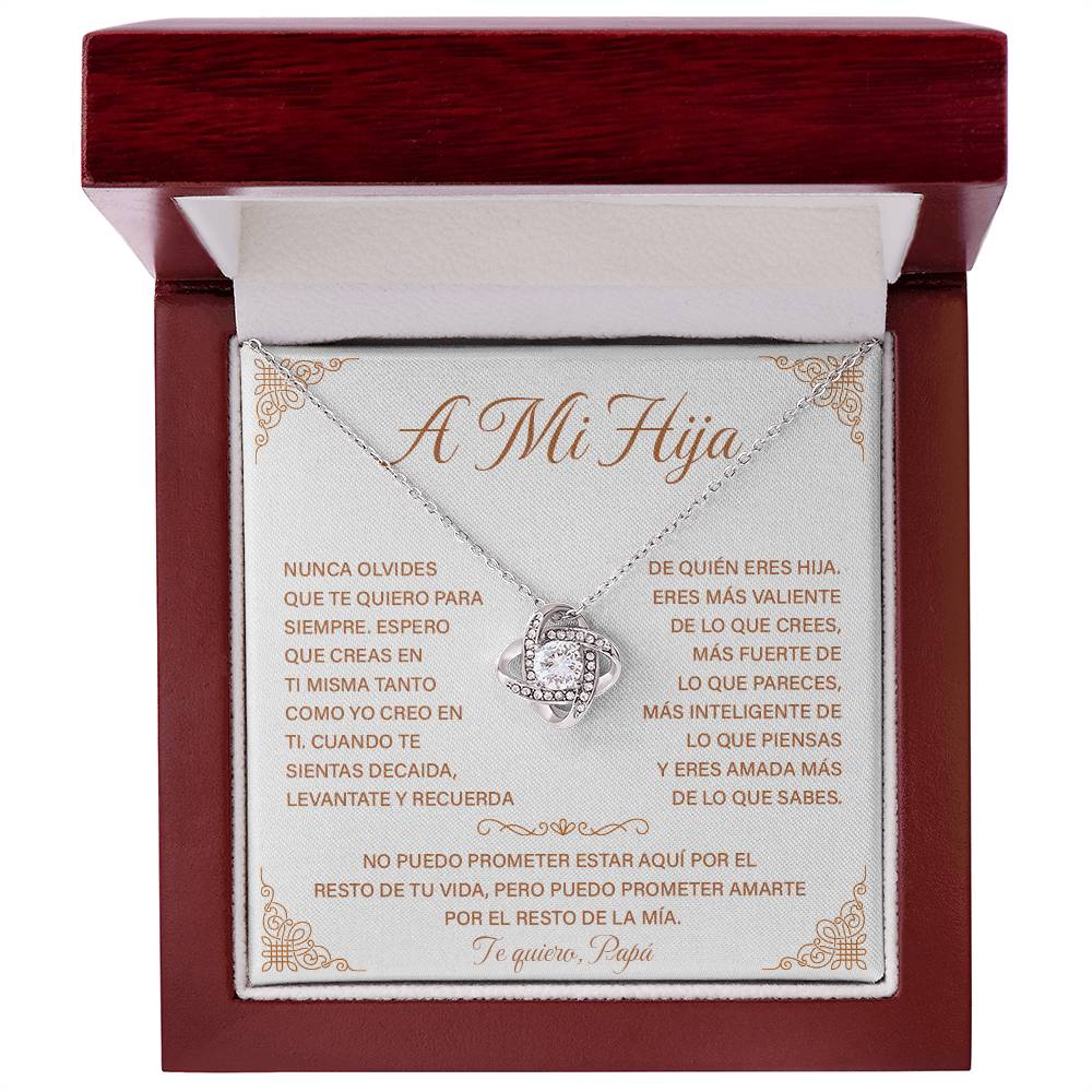 Collar de Papá a Hija – Regalo con Mensaje Inspirador