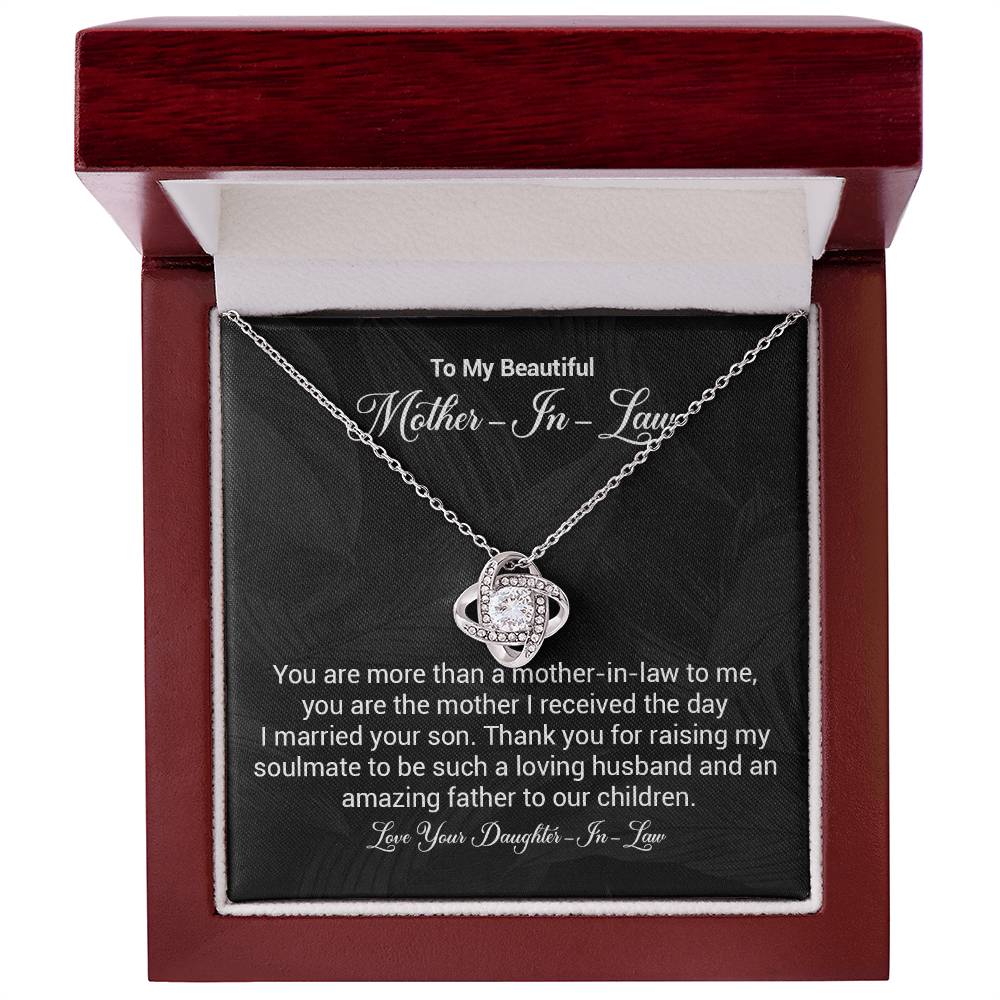 Mother-In-Law Necklace Gift from Daughter-In-Law Box
