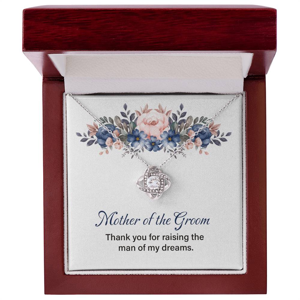 Mother of Groom Gift Necklace with Message Card