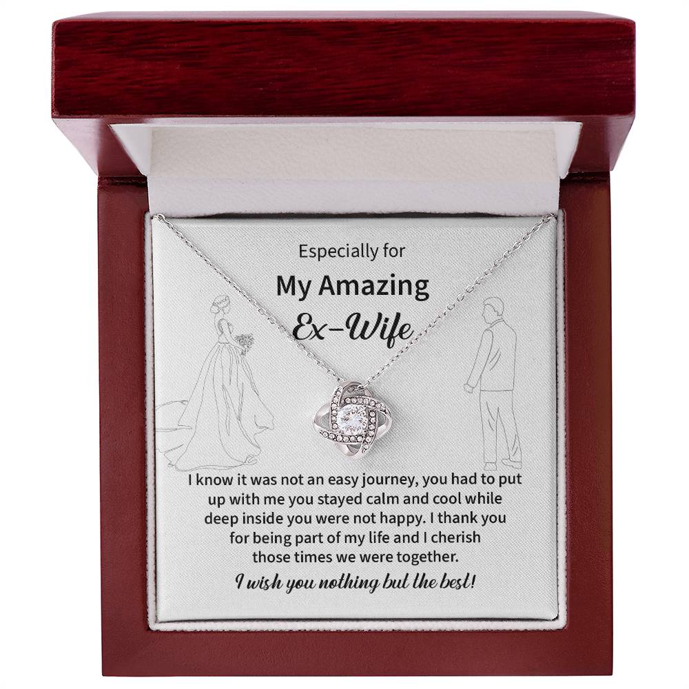 Thoughtful Ex-Wife Necklace Gift with Message Card