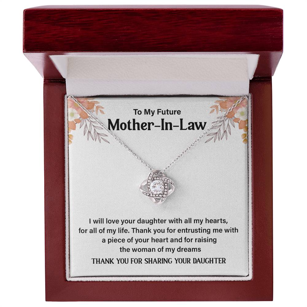 Future Mother-In-Law Necklace from Groom Gift Box