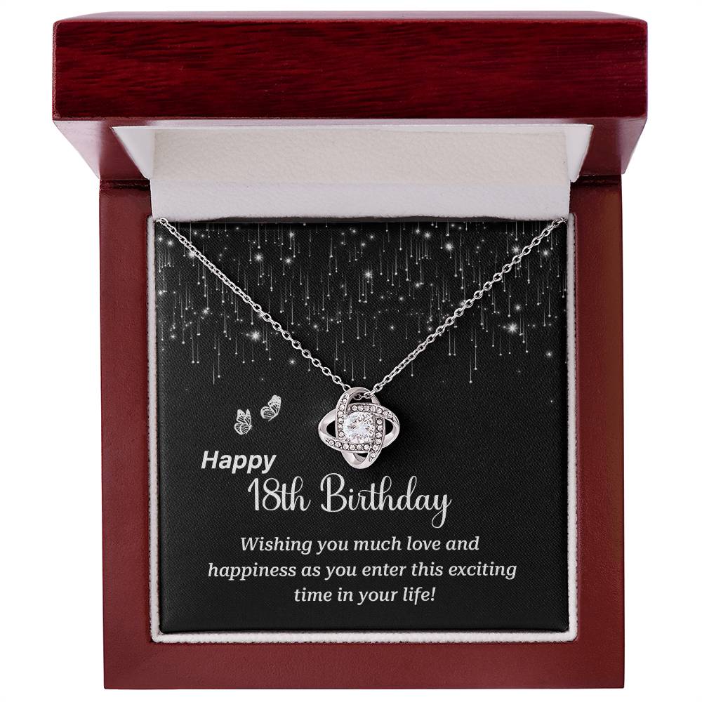 18th Birthday Necklace Gift for Her – Elegant Milestone Keepsake