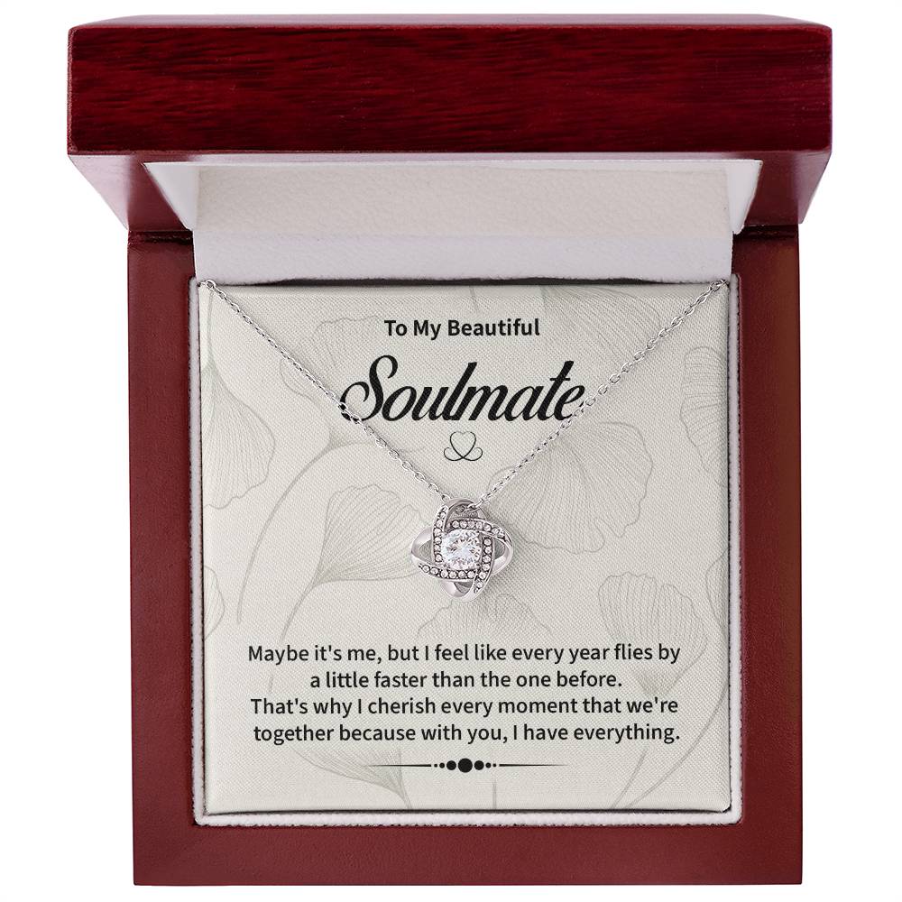 Soulmate Necklace for Her – Gift Box Included