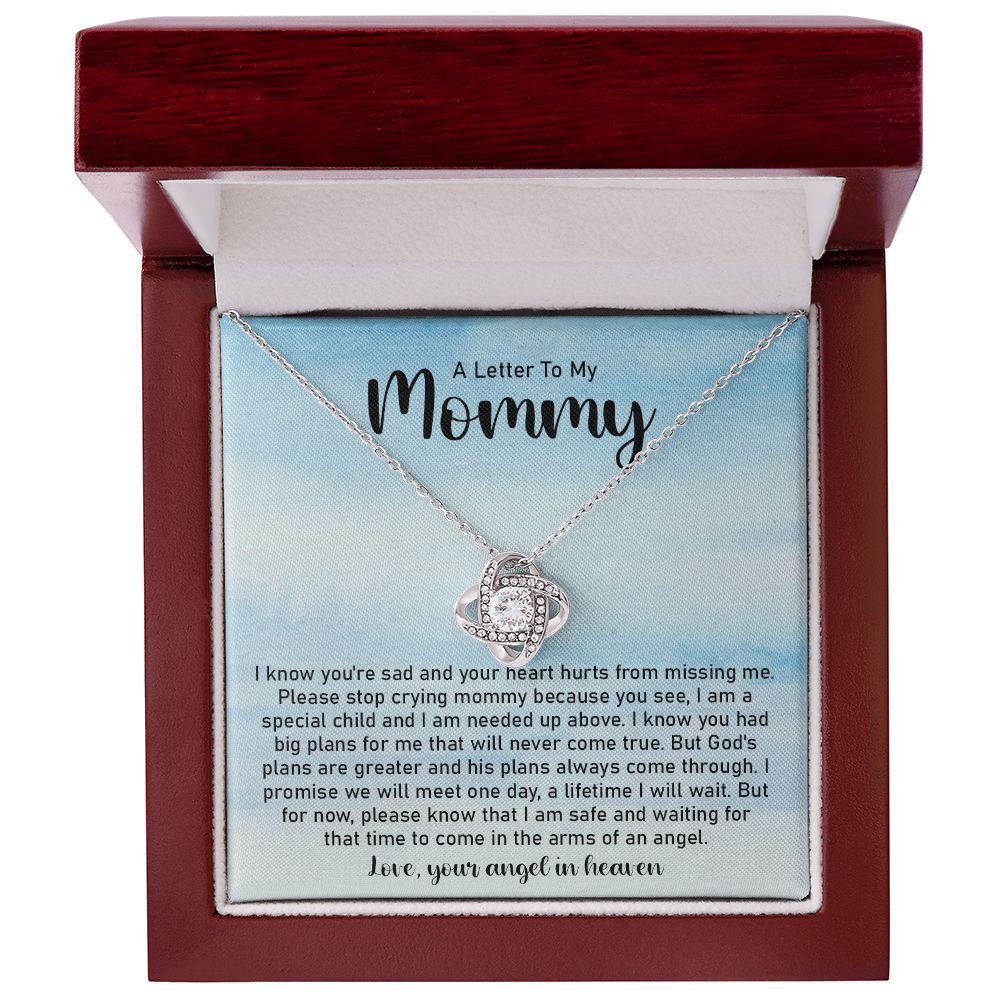 A latter to my mommy necklace gift for her